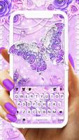 Purple Lux Butterfly Affiche