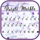 Thème de clavier Purple Marble APK