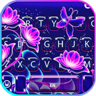 Purple Neon Flowers simgesi