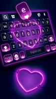 Purple Neon Heart screenshot 1