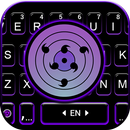 Фон клавиатуры Purple Sharinga APK
