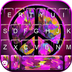 Tema de teclado Purple Peace ícone