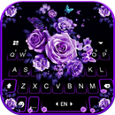 Purple Rose Bouquet Latar Bela APK