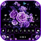 Fond de clavier Purple Rose Bo icône