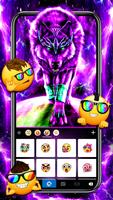 خلفية الكيبورد Purple Thunder  تصوير الشاشة 3