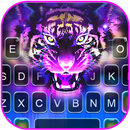 Purple Tiger Klavye Arkaplanı APK