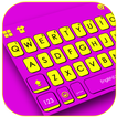 Purple Yellow Stripe keyboard