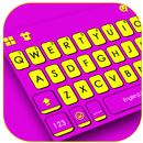 Purple Yellow Stripe Theme APK