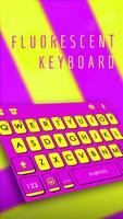 Teclado Purple Yellow Stripe Cartaz