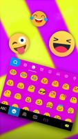 Purple Yellow Stripe keyboard syot layar 2