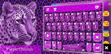 最新版、クールな Purplecheetah のテーマキーボ