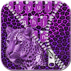 最新版、クールな Purplecheetah のテーマキーボ