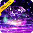 Chủ Đề Bàn Phím Purplediamonds APK