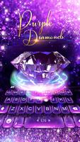 Purplediamonds कीबोर्ड थीम पोस्टर