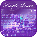 Thème de clavier Purplelove APK
