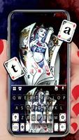 خلفية الكيبورد Queen Cards الملصق