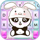 Thème de clavier Rabbit Cute P APK