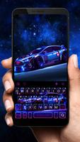 Teclado Racing Sports Car Cartaz