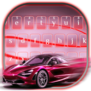 Racing Red Car Tema de teclado APK