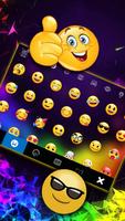 Fundo do Teclado Rainbow Mosai imagem de tela 2