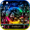 Rainbow Neon Stones Fondo de teclado