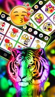 Rainbow Neon Tiger captura de pantalla 3