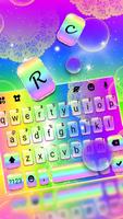 Hình nền bàn phím Rainbow Bubb ảnh chụp màn hình 1
