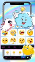Fundo do Teclado Rainbow Blue  imagem de tela 3