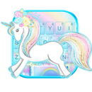 Tema Keyboard Rainbow Cute Uni APK