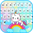 Fundo do Teclado Rainbow Cat U