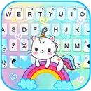 Fundo do Teclado Rainbow Cat U APK