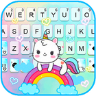 Fundo do Teclado Rainbow Cat U ícone