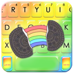 Rainbow Cookie Tastatur-Thema