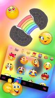 Tema Keyboard Rainbow Cookie imagem de tela 2