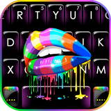 Thème de clavier Rainbow Drip  icône