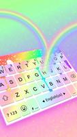 Rainbow Fonts word Keyboard Th poster