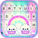 Rainbow Galaxy Cake Klavye Ark APK