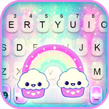 Fundo do Teclado Rainbow Galax ícone