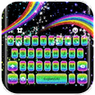 Rainbow Glitter Klavye Teması
