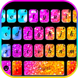 الكيبورد Glitter Rainbow أيقونة