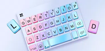 Rainbow Gradient 主題鍵盤