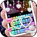 Tema Keyboard Rainbow Love Fon APK