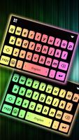 Fond de clavier Rainbow Live Affiche