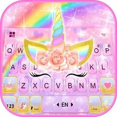 Rainbow Rose Unicorn キーボード アプリダウンロード