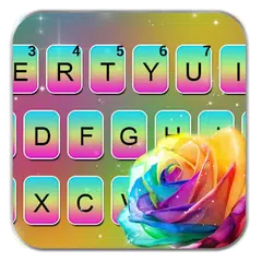 Rainbow Rose Theme APK download