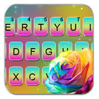 الكيبورد Rainbow Rose أيقونة