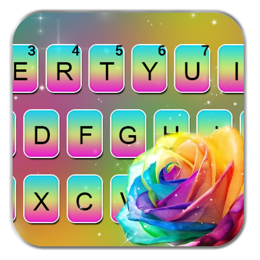 Rainbow Rose 主題鍵盤