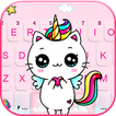 Teclado Rainbow Unicorn Cat