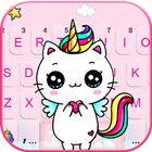 тема Rainbow Unicorn Cat иконка