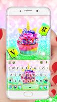 Rainbow Unicorn Cupcake Plakat